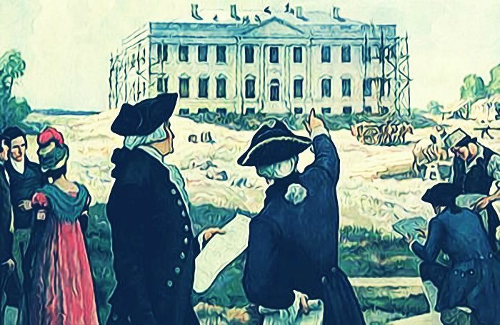 Early days of the White house
