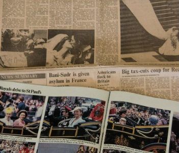 Newspaper royal wedding