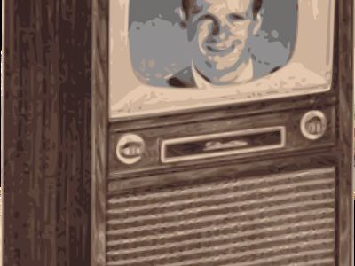 Old television set