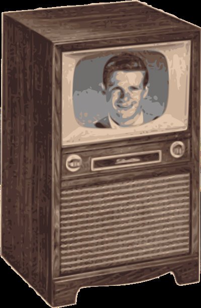 Old television set
