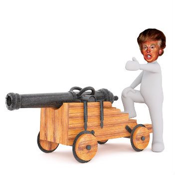 Trump cannonball