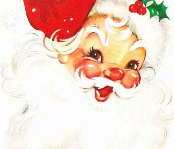 Vintage santa claus