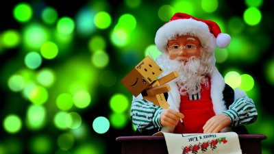 Wooden santa claus
